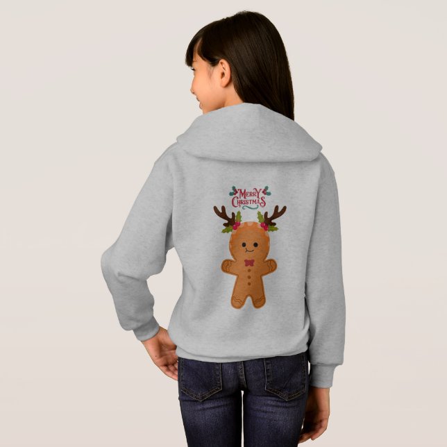 MERRY CHRISTMAS GINGERBREAD MAN REINDEER (Reverso completo)
