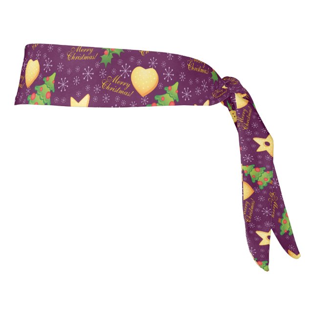 Merry Christmas Hair Tie (Girar 90)