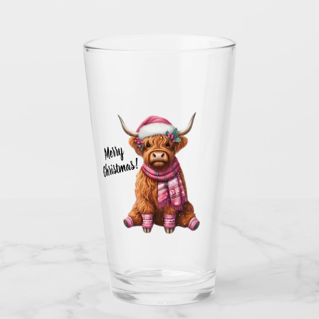 Merry Christmas Highland Cow (Anverso)