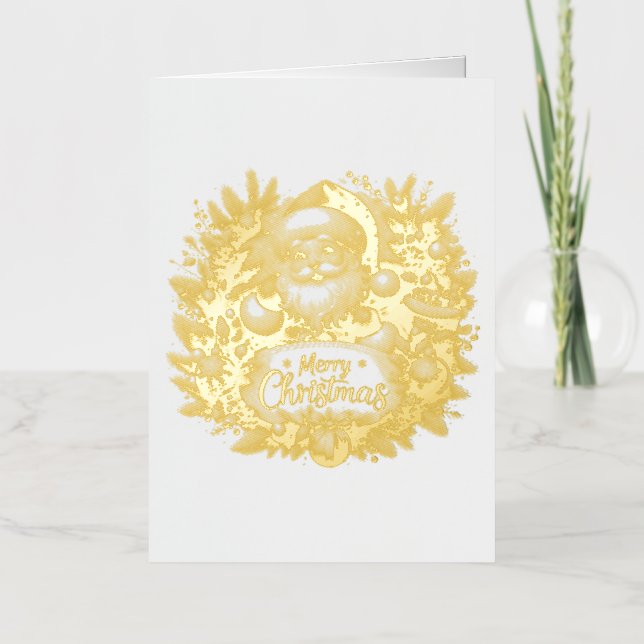 Merry Christmas Holiday Wish Card (Anverso)