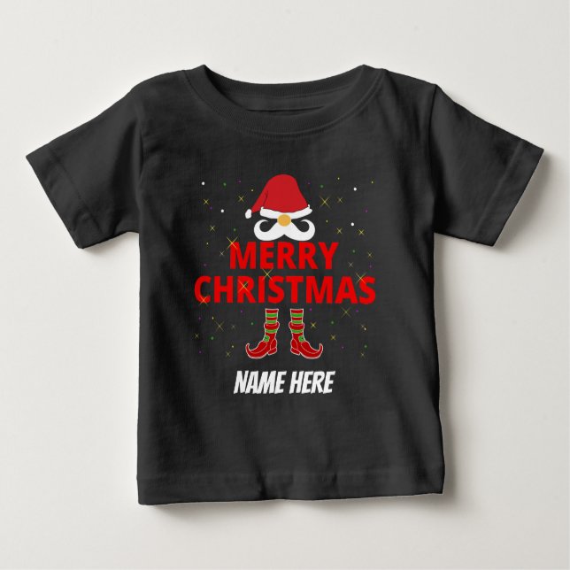 MERRY CHRISTMAS PERSONALIZÓ Camiseta (Anverso)