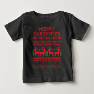 MERRY CHRISTMAS PIXEL ESTILO DE ARTE Camiseta
