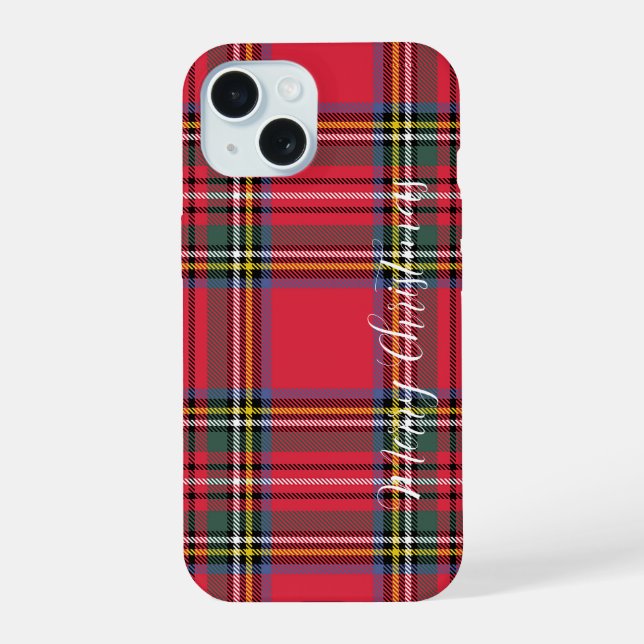 Merry Christmas Red Plaid (Reverso )