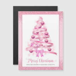 Merry Christmas Tree Corporate Holiday Magnet