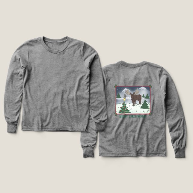 Merry Christmoose! (Diseño frontal y trasero)