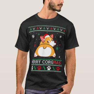 Merry Corgmas Feliz Navidad Corgi Ugly Sweater F