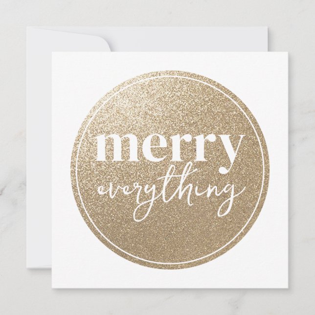 Merry Everything Golden Texture (Anverso)