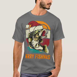 Merry Fishmas Ugly Sweater Fisher Rod C
