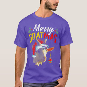 Merry Goatmas Navidades feos Sweater Goat Lover Fa