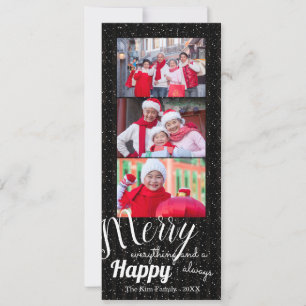 Merry Happy - Tarjeta de foto