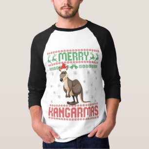 Merry Kangarmas Navidades feos y graciosos Sweater