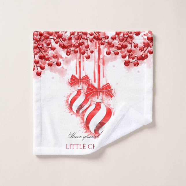 Merry Little Navidades Watercolor Splash (Toallita)