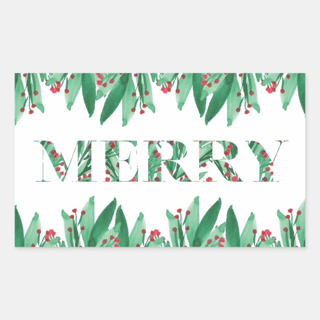 MERRY pegatina (Anverso)