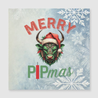 Merry PIPmas Trading Bull Christmas Design – Funny