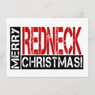 ¡Merry Redneck Navidades!Divertida invitación a la