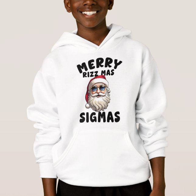Merry Rizz Mas Sigmas, Feliz Navidad T-Shi T-Shi (Anverso)