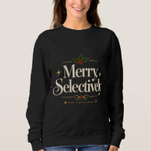 Merry Selectivamente Divertida Sudadera Elegante d