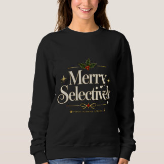 Merry Selectivamente Divertida Sudadera Elegante d