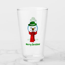 Merry Snowman with his Red Scarf