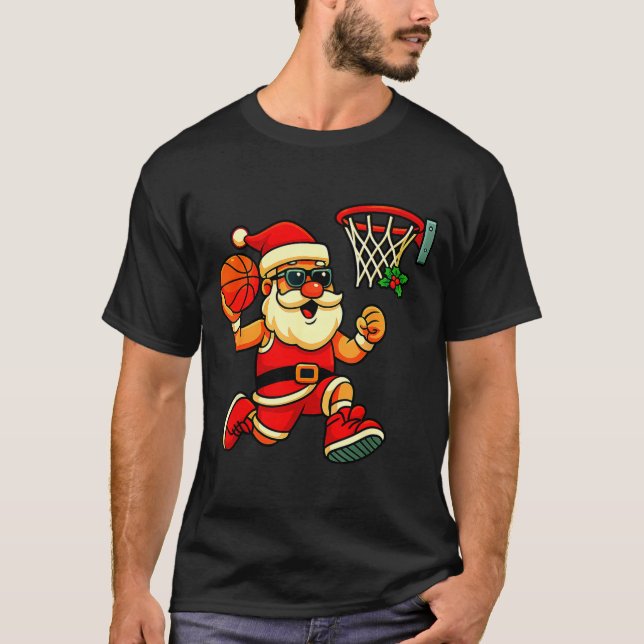 Merry Swishmas Ugly Christmas Sweater Basketball C (Anverso)