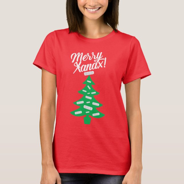 ¡MERRY XANAX! Camiseta (Anverso)