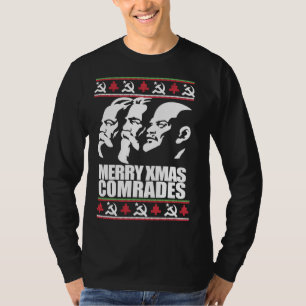 MERRY XMAS COMRADE Navidades feos Sweater Marx Eng
