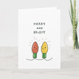 Merry y Bright - Cuto - Tarjeta Navidad