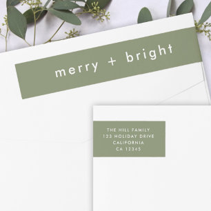 Merry y Bright   Dirección de devolución de Navida