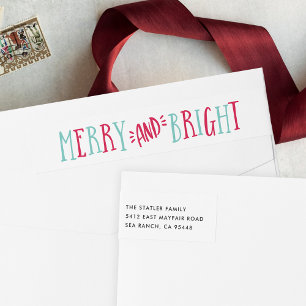 Merry y Bright Dirección de devolución de vacaci