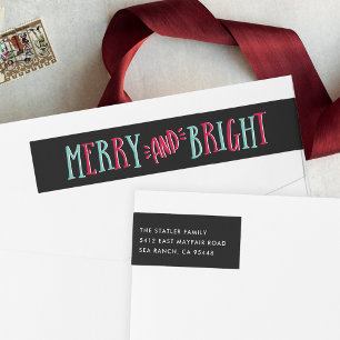 Merry y Bright Dirección de devolución de vacaci
