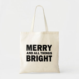 Merry y todo brillante Bolsa de mano de fiesta