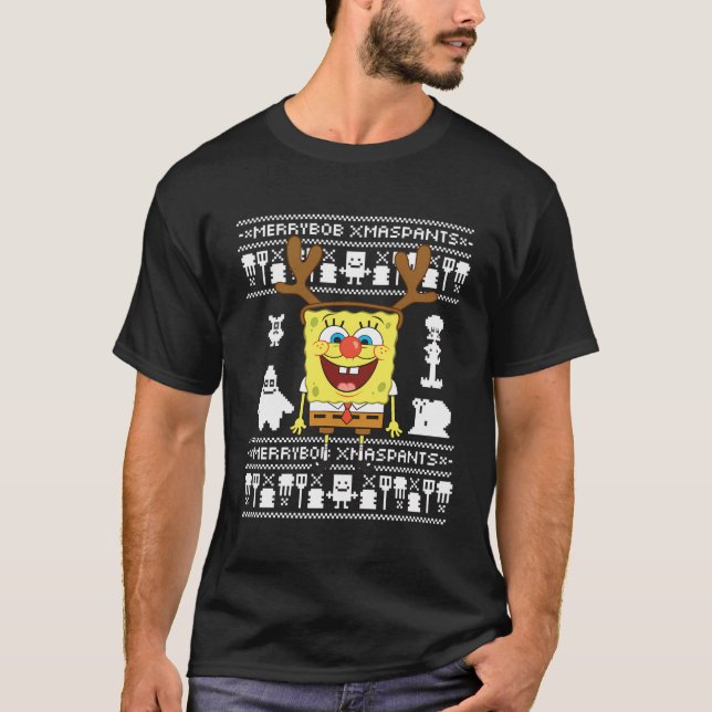 Merrybob XmasPantalones Nochebuena Sweater (Anverso)