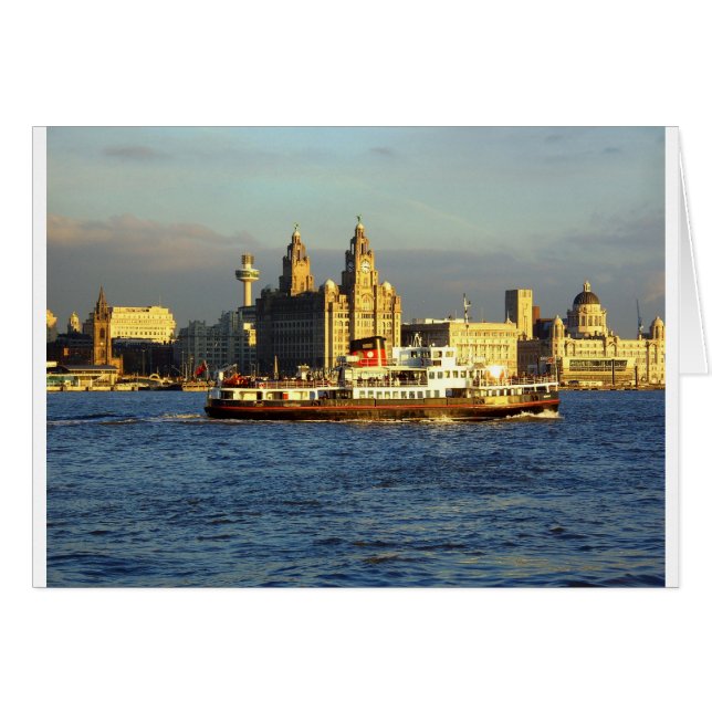 Mersey Ferry & Liverpool Waterfront (Anverso (Horizontal))
