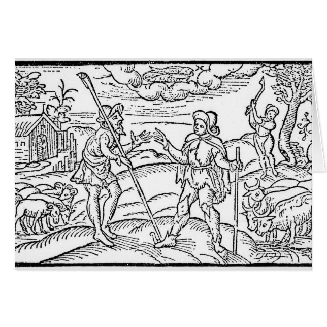 Mes de febrero, 'del Shepheardes (Anverso (Horizontal))