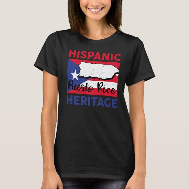 Mes de herencia hispánica camiseta Chicas de Puert (Anverso)