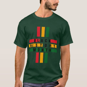 Mes de historia negra: camiseta con colores de ban