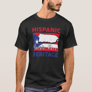 Mes de la herencia hispánica Camisa a Puerto Rico