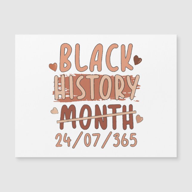 Mes de la historia negra Afro Melanin Mujeres negr (Anverso)