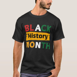 Mes de la Historia Negra Hombres Legados Camiseta