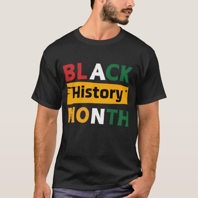 Mes de la Historia Negra Hombres Legados Camiseta (Anverso)