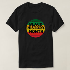 Mes de la Historia Negra Orgullo Hombres camiseta
