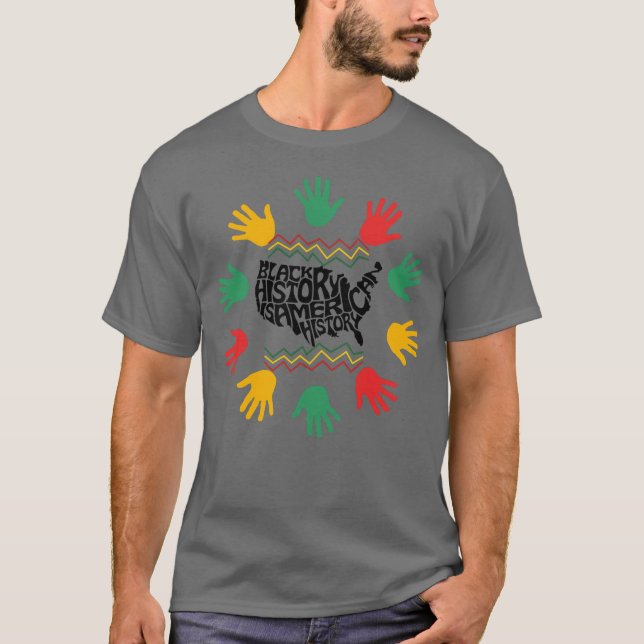 Mes de la Historia Negra, ropa de camiseta de la h (Anverso)