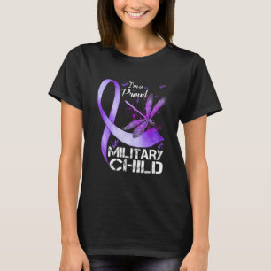 Mes del niño militar Camiseta para niños Púrpura