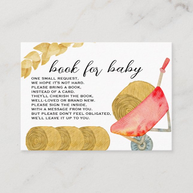 Mesa Barnyard Animals -Barn- Tarjeta de inserción de li (Anverso)