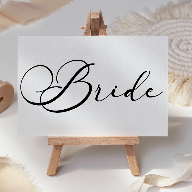 Mesa Black Modern Simple Boda Tarjeta de plaza reservad (Subido por el creador)