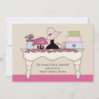 Mesa Boudoir Invitación al almuerzo