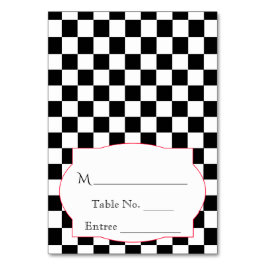 Mesa Cardillas Rockabilly y tarjeta de plaza Rosa