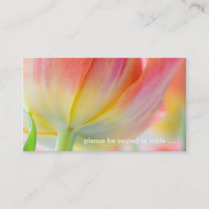 Mesa Colores de primavera ・ Tarjeta de colocación