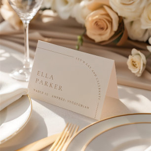 Mesa Comida Elección Lugar Tarjeta Boho Boda Lugar De H