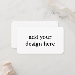 Mesa Crea tu propia tarjeta plana simple redondeada de 